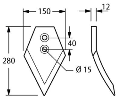 Vomere Shiavina, Nuova Comas