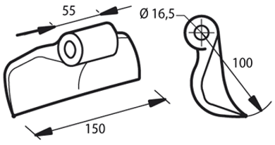Mazza Stampata FALCONERO