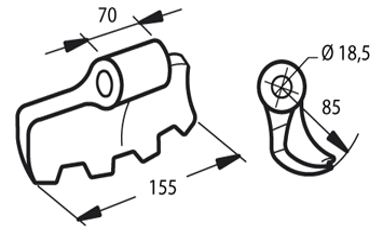 Mazza Stampata PALLADINO