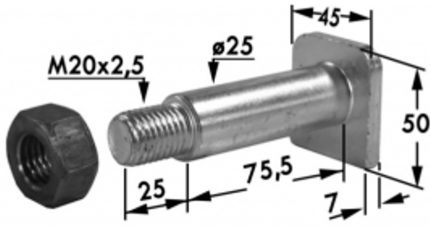 Perno Nobili BNG, BNH, BK, NK, RM, VKP, RMS, RMP NOBILI