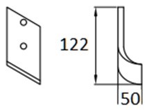 Scavafossi DONDI Piastrina Dbr Dx