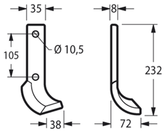 BONFIGLIOLI - S.305 HP 7,5 INTERFILARE RIENTRANTE