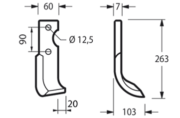FERRARI - 74 75 FRESA CM .90
