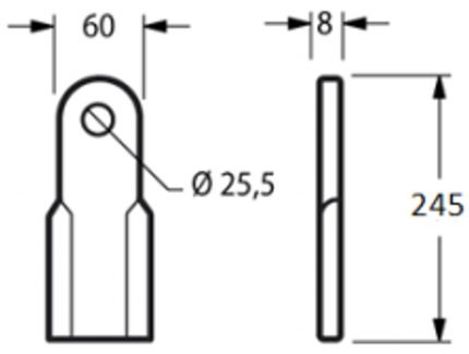 Coltello Diritto FERRI
