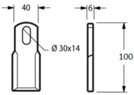 Coltello Diritto FERRI