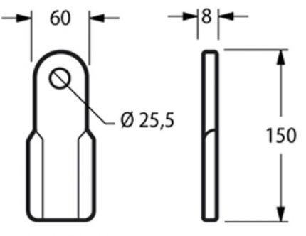 Coltello Diritto FRONTONI
