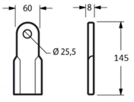 Coltello Diritto FERRI