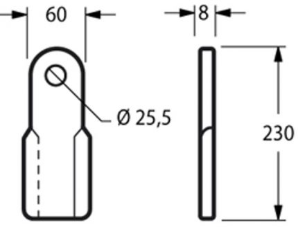 Coltello Diritto FERRI