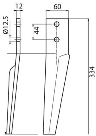 MASCHIO Hb - Rotofresa Dx+Sx