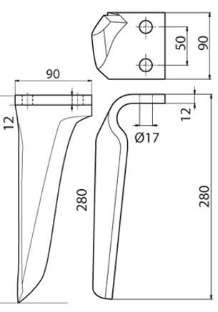 KVERNELAND - MALETTI Me Dx+Sx