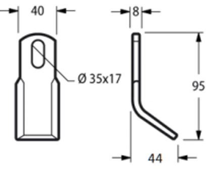 Coltello Con Asola MAROLIN
