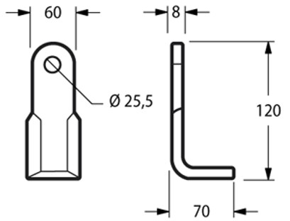 Coltello L Tipo Corto SICMA