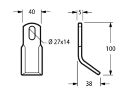 Coltello Con Asola SMA